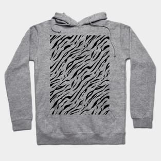 tiger striped pattern Hoodie